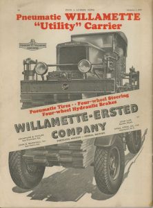 Pierwszy wózek Willamette Utility Carrier